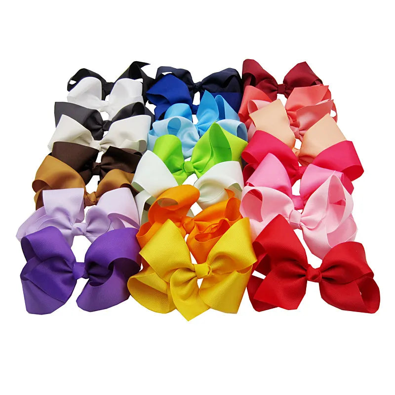 Children's Kids Hairpin Girl Colorful Bow Hair Pin 15cm