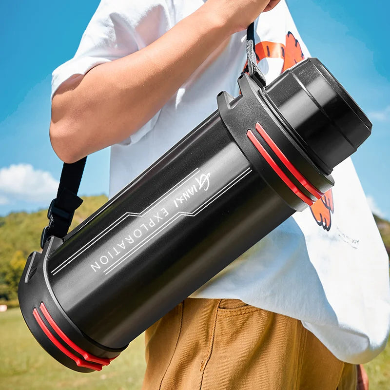 GIANXI Large Capacity Vacuum Flasks Stainless Steel Thermos Bottle Outdoor Travel Keeping Warm And Cold Water Bottle