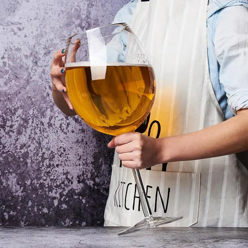 3200ml Giant Wine Glass Beer Mug Extra Large for Whiskey Party Birthday Wedding 106 Oz Liquor Glass Cup