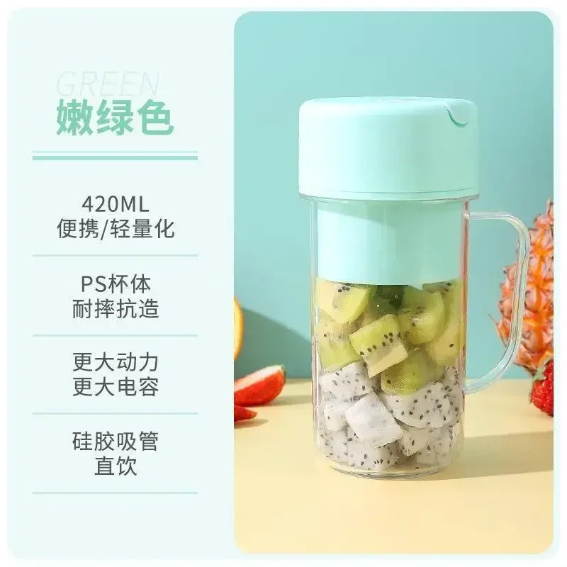 Juicer Fully Automatic Household Juicer Fruit Fresh Orange Rotating Portable  Portable Juicer Stirring Cup Pc Food Grade Plastic