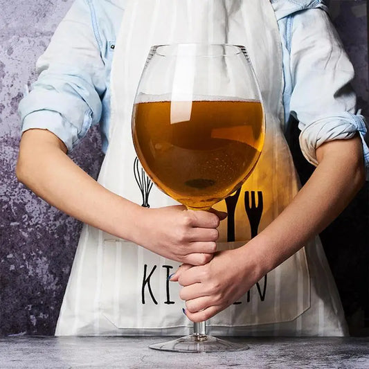 3200ml Giant Wine Glass Beer Mug Extra Large for Whiskey Party Birthday Wedding 106 Oz Liquor Glass Cup