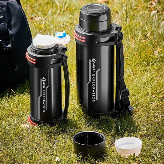 GIANXI Large Capacity Vacuum Flasks Stainless Steel Thermos Bottle Outdoor Travel Keeping Warm And Cold Water Bottle