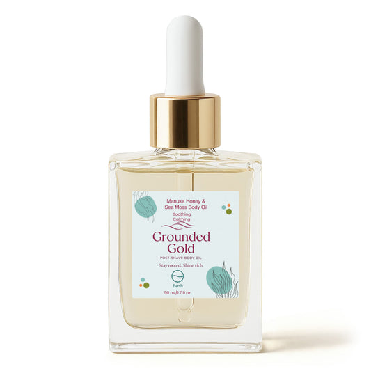 Grounded Gold - Manuka Honey Sea Moss Post-Shave Oil