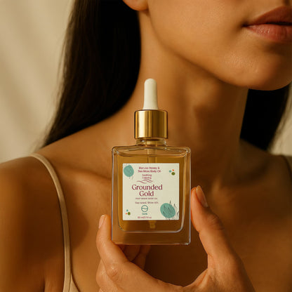 Grounded Gold - Manuka Honey Sea Moss Post-Shave Oil
