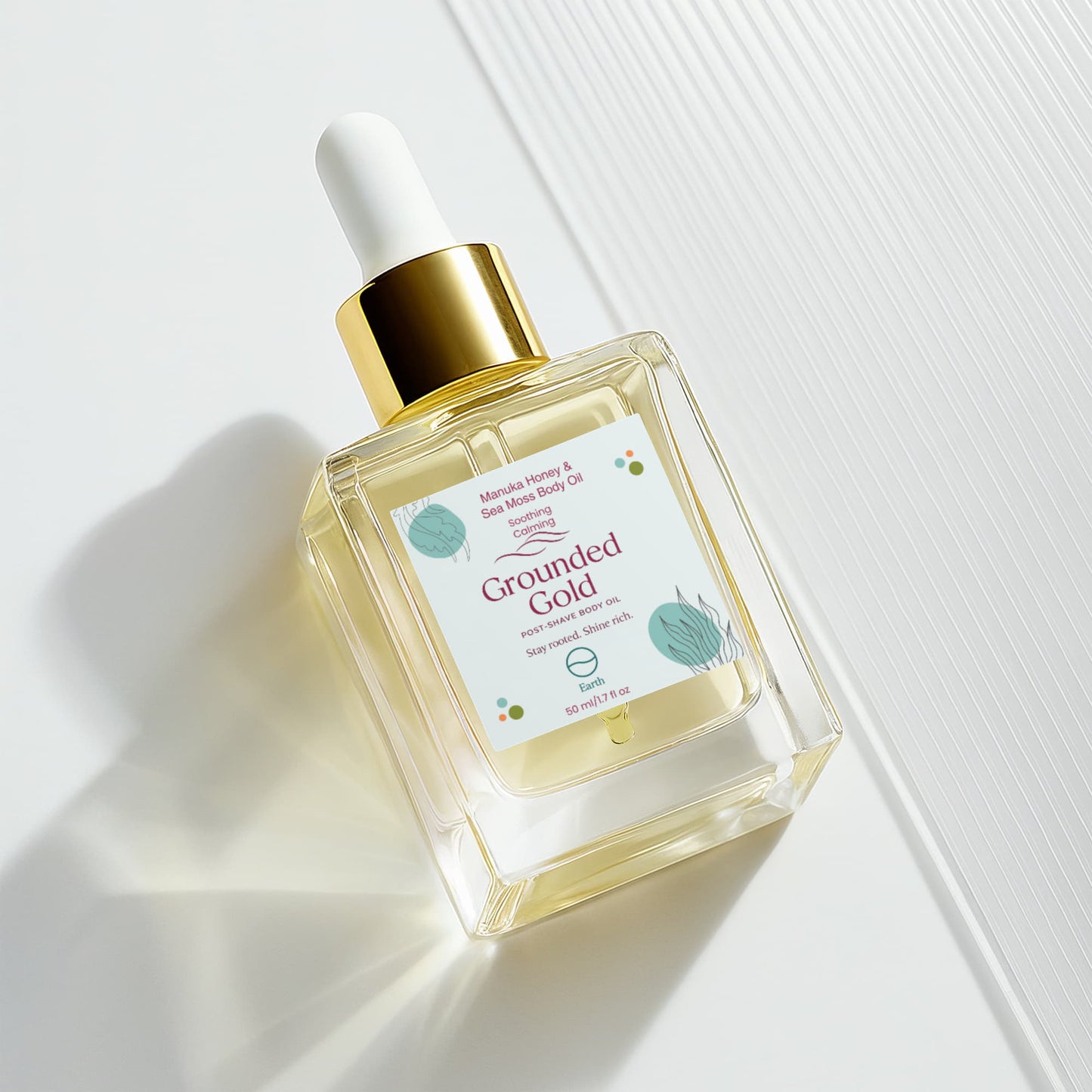 Grounded Gold - Manuka Honey Sea Moss Post-Shave Oil
