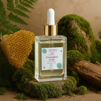 Grounded Gold - Manuka Honey Sea Moss Post-Shave Oil