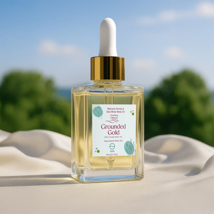 Grounded Gold - Manuka Honey Sea Moss Post-Shave Oil