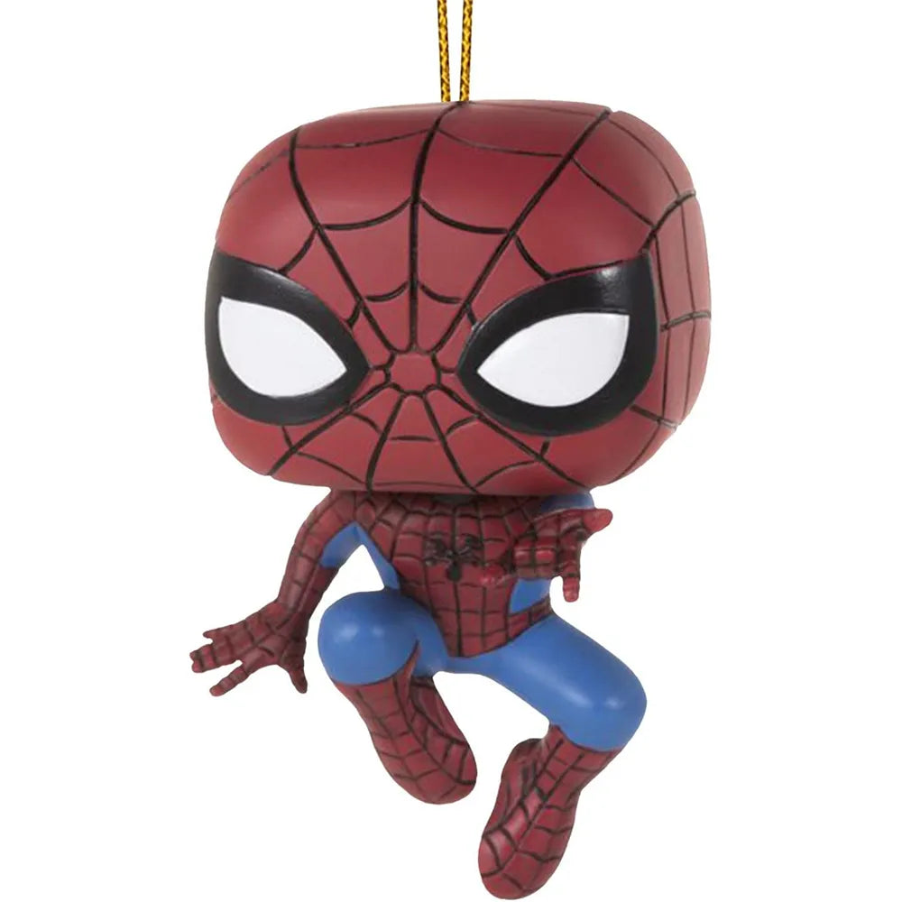 Disney Marvel Christmas Pendant Hanging Ornaments Cartoon Action Figure Spider Man Iron Man Christmas Party Decoration for Home