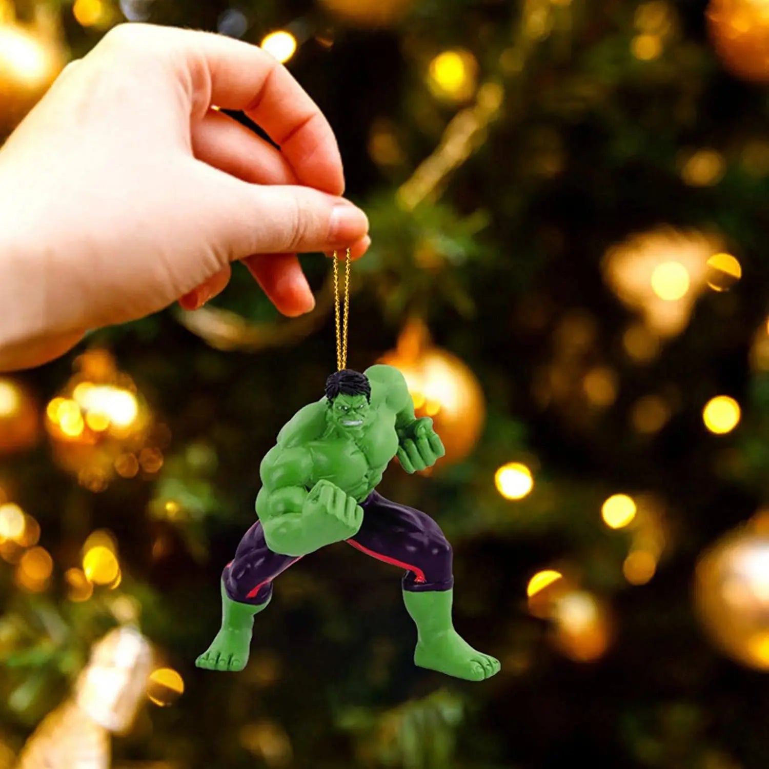 Disney Marvel Christmas Pendant Hanging Ornaments Cartoon Action Figure Spider Man Iron Man Christmas Party Decoration for Home